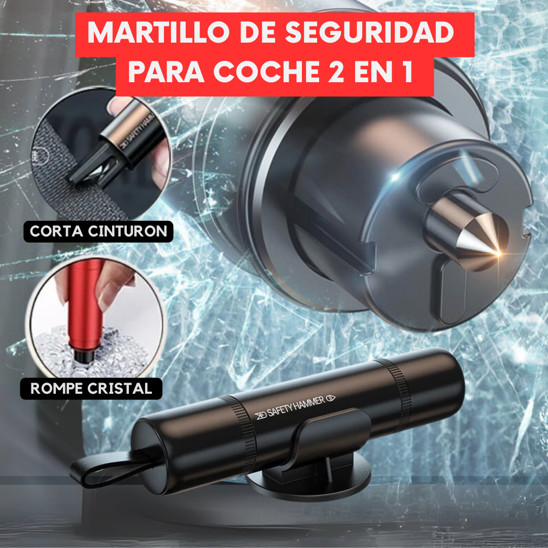 Martillo de seguridad para coche