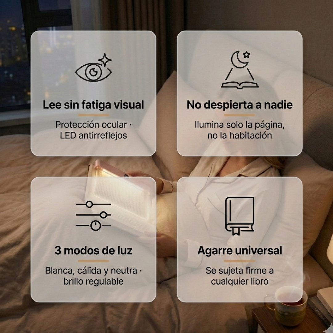 Luz de Lectura - Protege tu vista